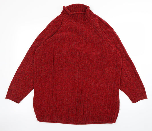 Equorian Womens Red   Pullover Jumper Size 10