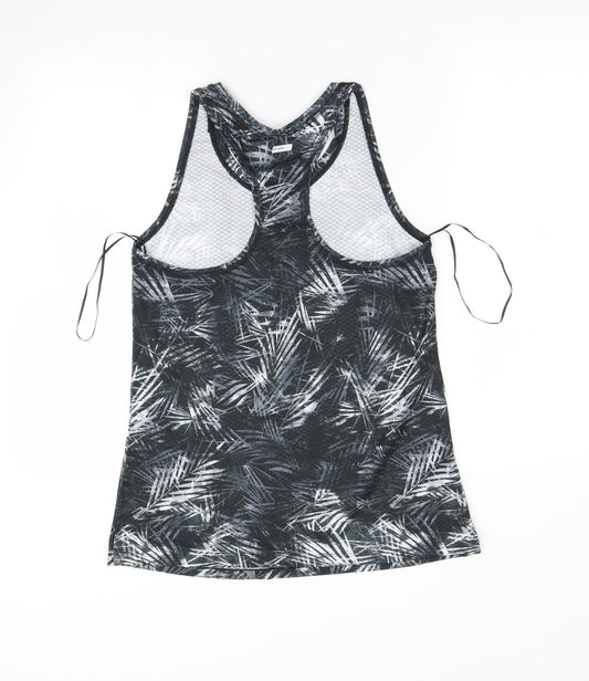 Preworn Womens Green Floral  Basic Tank Size S