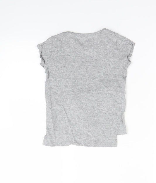 pep&co  Girls Grey   Basic T-Shirt Size 3 Years