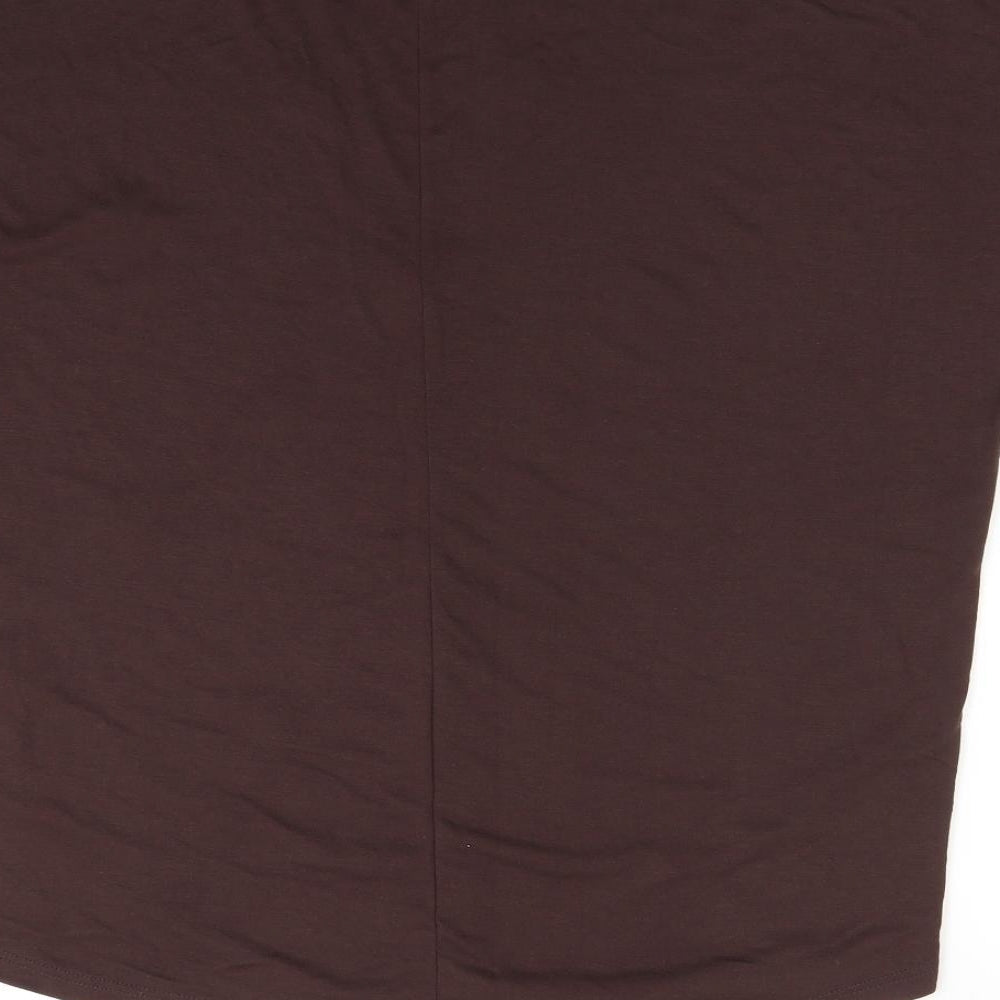 NEXT Womens Brown   Basic T-Shirt Size 10