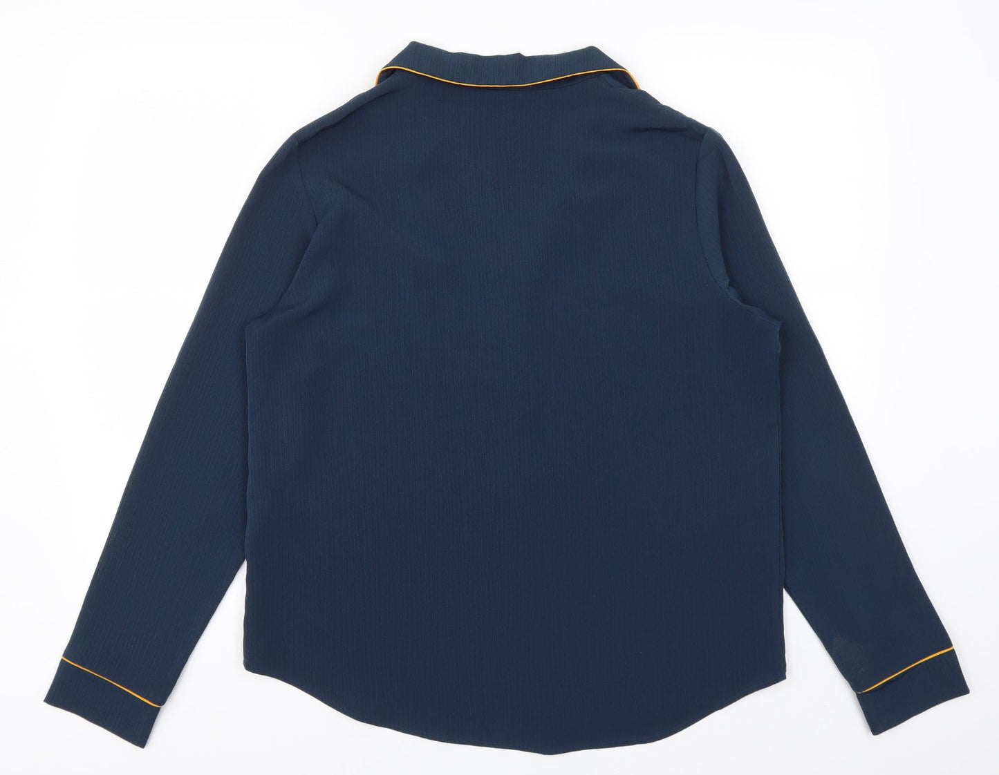 VILA Womens Blue   Basic Button-Up Size L