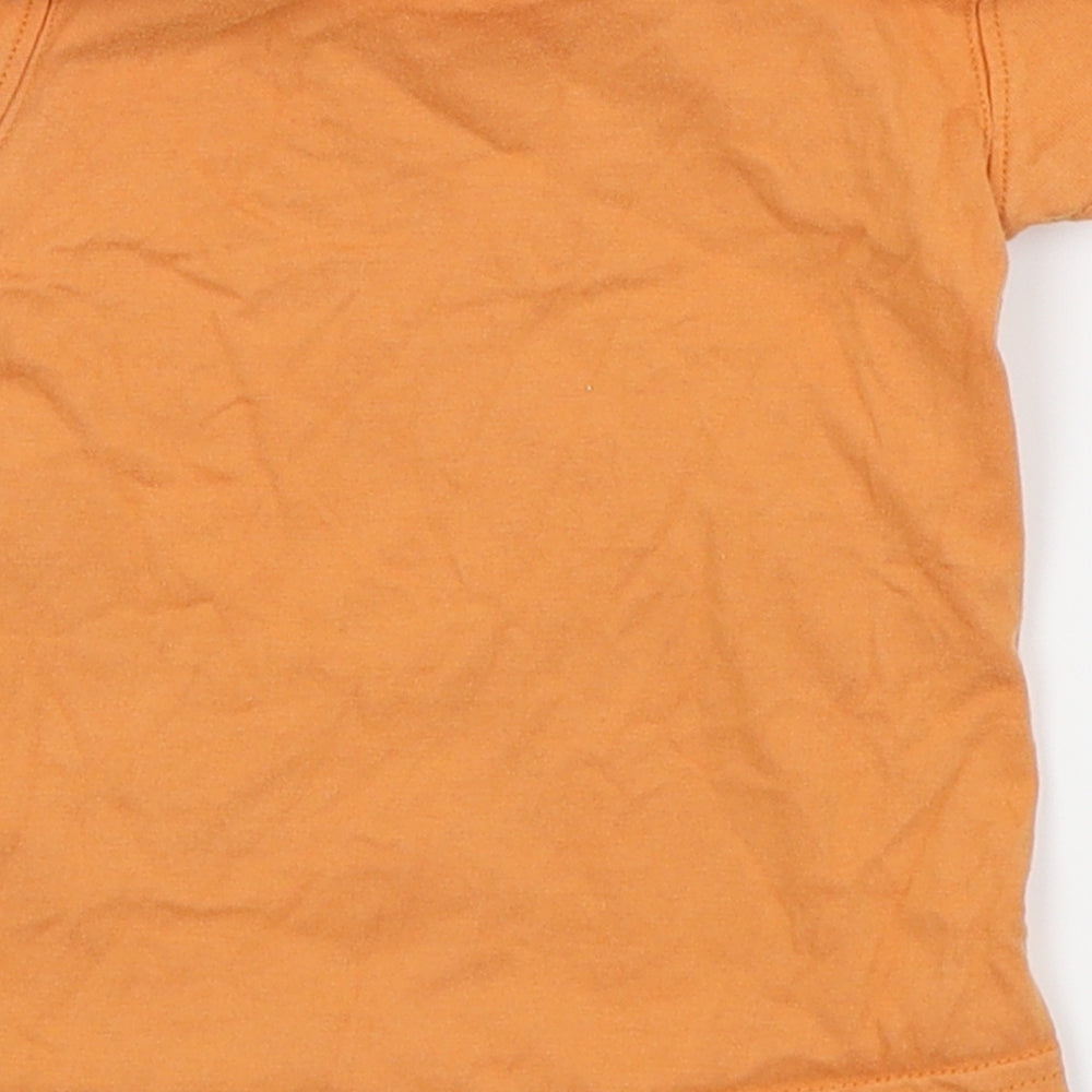 Nutmeg Boys Orange   Basic Polo Size 9-12 Months