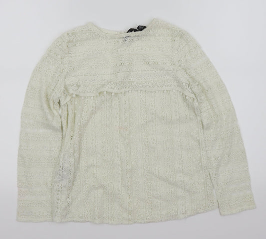 mango casual Womens White   Basic T-Shirt Size XS