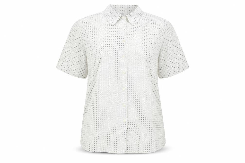 Marks & Spencer Womens White   Basic Button-Up Size L