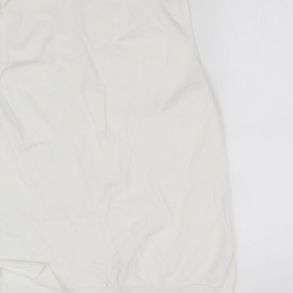 pre worn Womens White   Basic Blouse Size M
