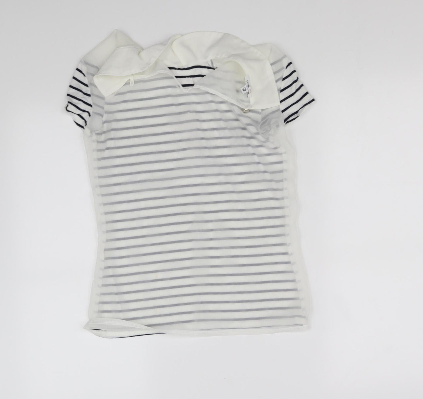 pre worn Girls White   Basic Blouse Size M