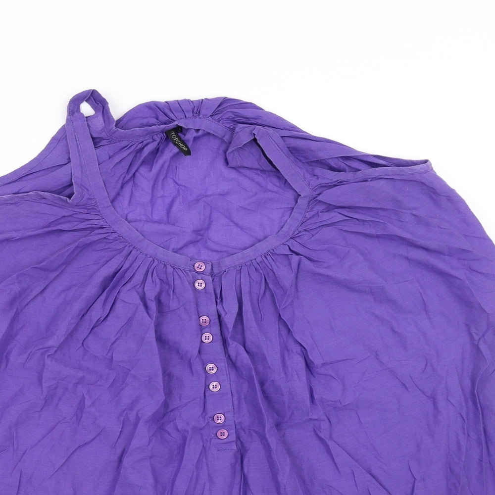 top shop Womens Purple   Fit & Flare  Size 8