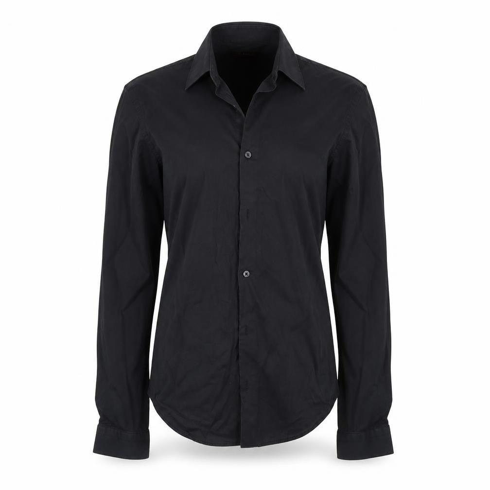Zara  Womens Black   Basic Button-Up Size S