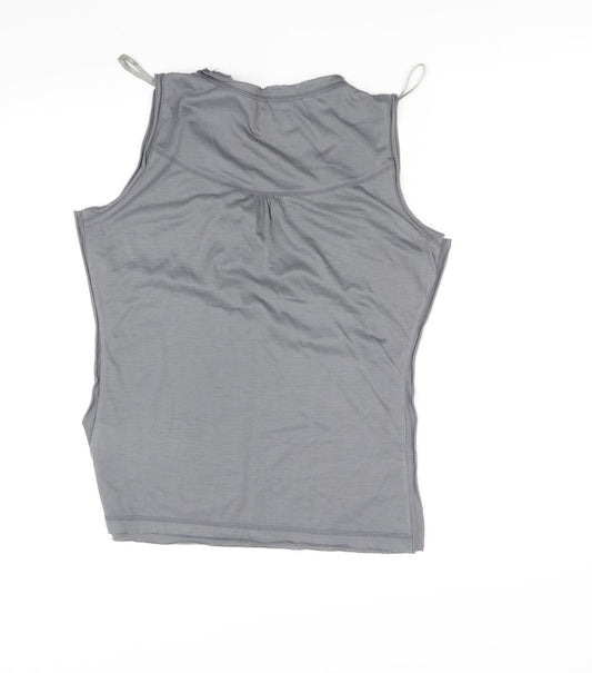 lime Womens Grey   Basic Blouse Size 14