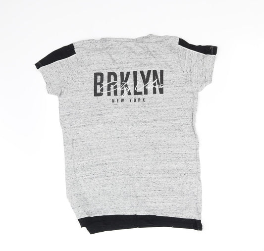 Primark Girls Grey   Basic T-Shirt Size 9 Years
