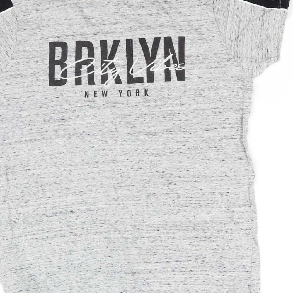 Primark Girls Grey   Basic T-Shirt Size 9 Years