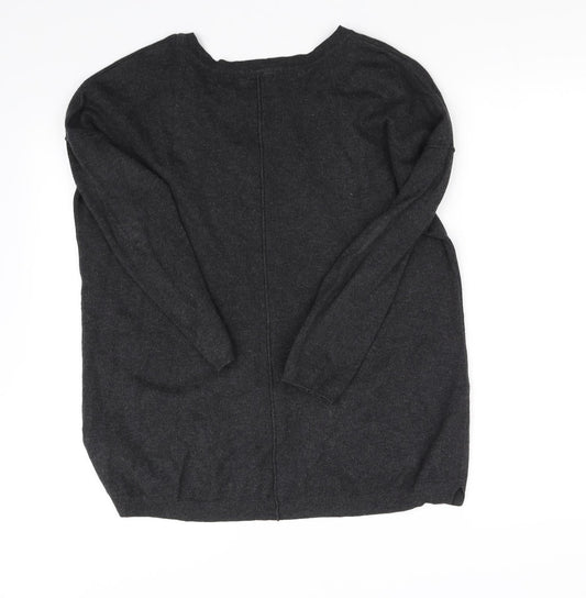 tezense Womens Grey   Pullover Jumper Size L