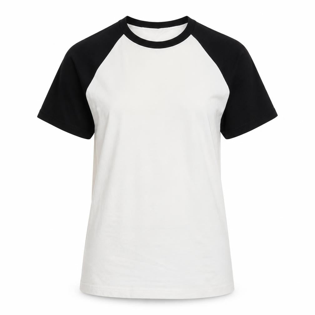 Front view of ASOS women’s white basic t-shirt size 2xs