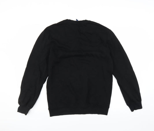 Divided by H&M Mens Black   Pullover Sweatshirt Size XS