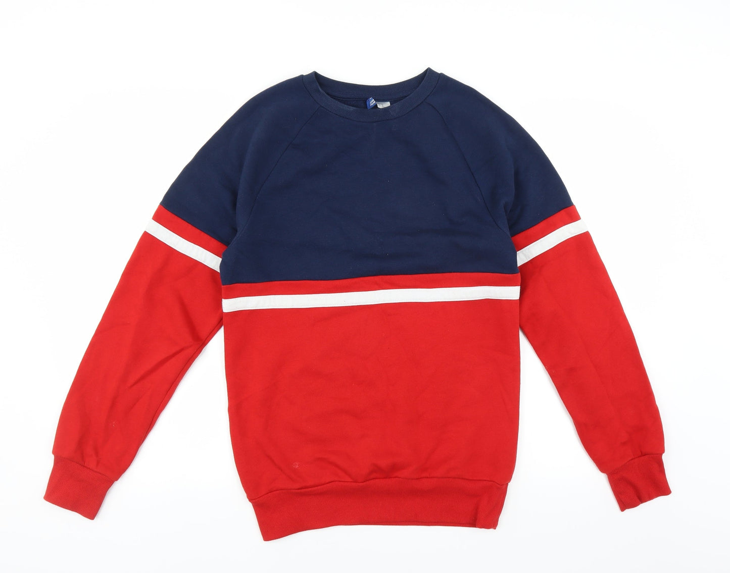 Divided by H&M Mens Red   Pullover Sweatshirt Size XS