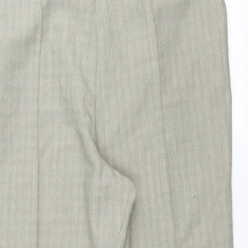 Marks and Spencer Womens Green   Trousers  Size 18 L26 in