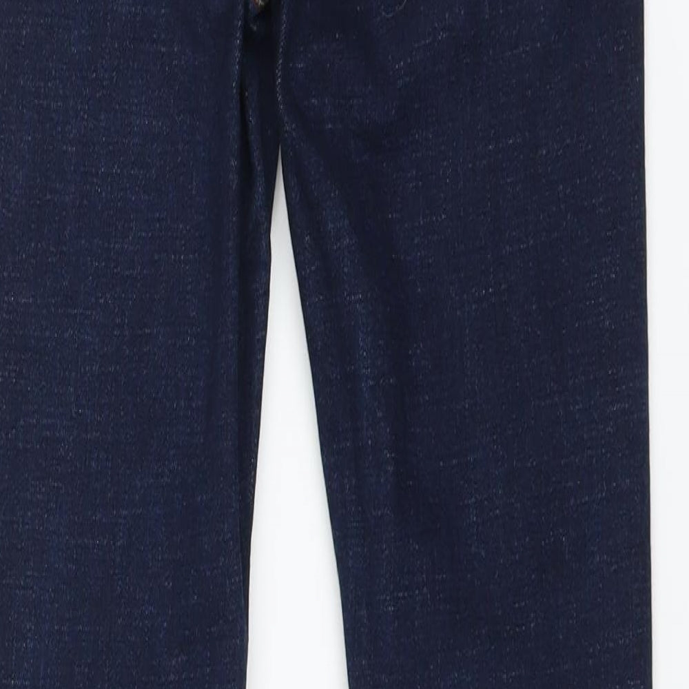 Stradivarius Womens Blue  Denim Skinny Jeans Size 4 L27 in - super high waist