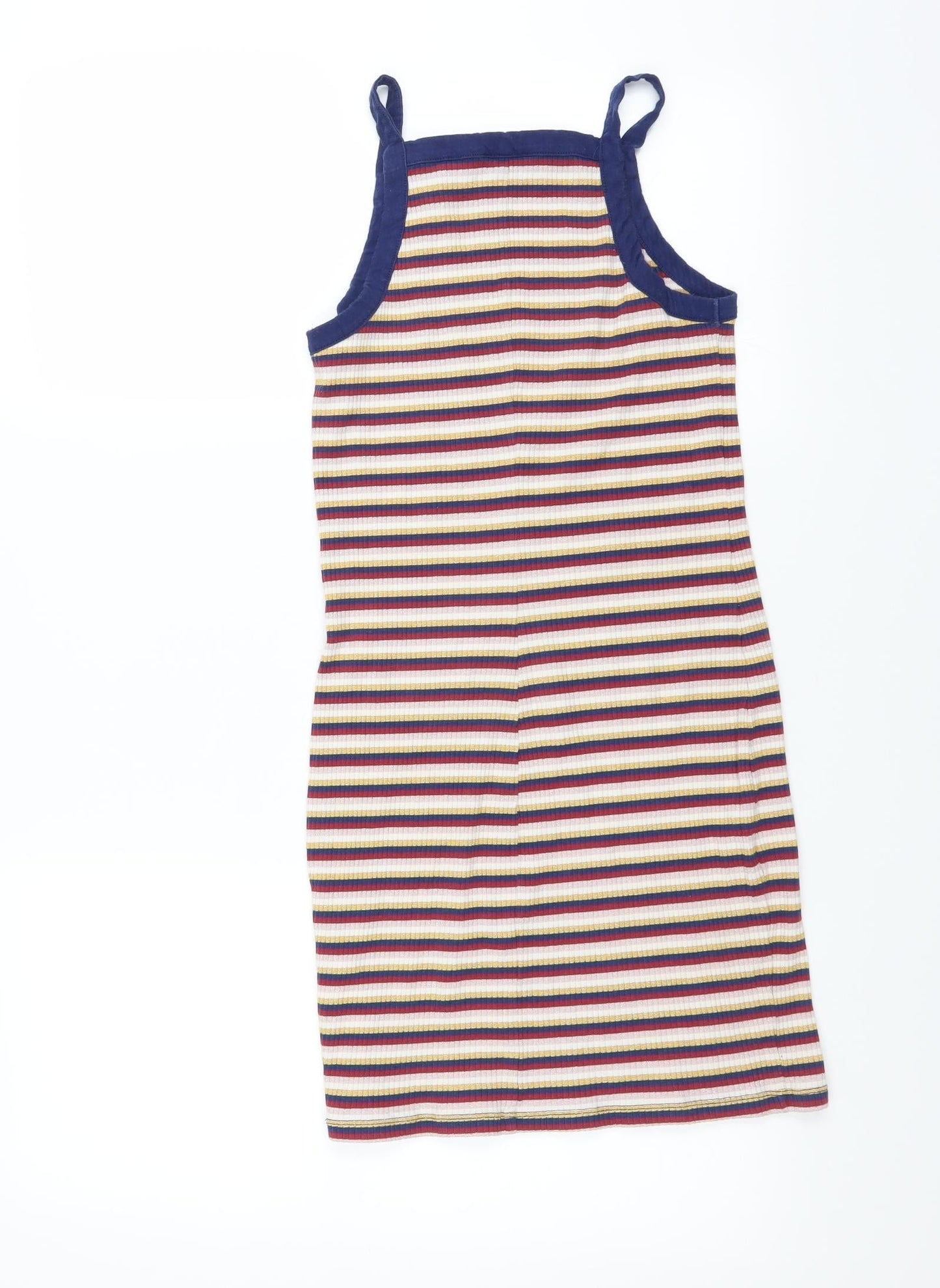 Monki Womens Multicoloured Striped  Bodycon  Size S