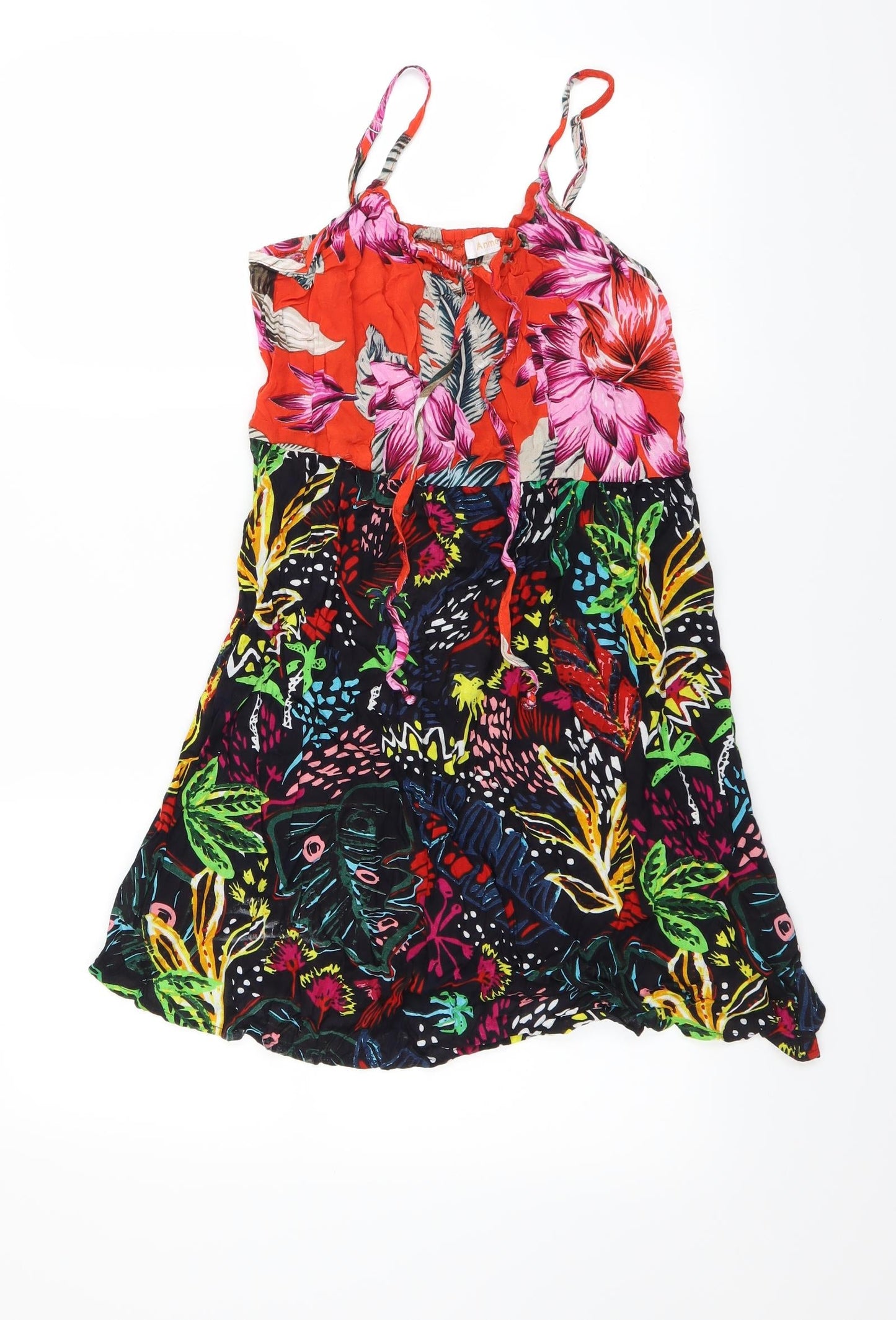 Anmol Womens Multicoloured Floral  Fit & Flare  Size 12