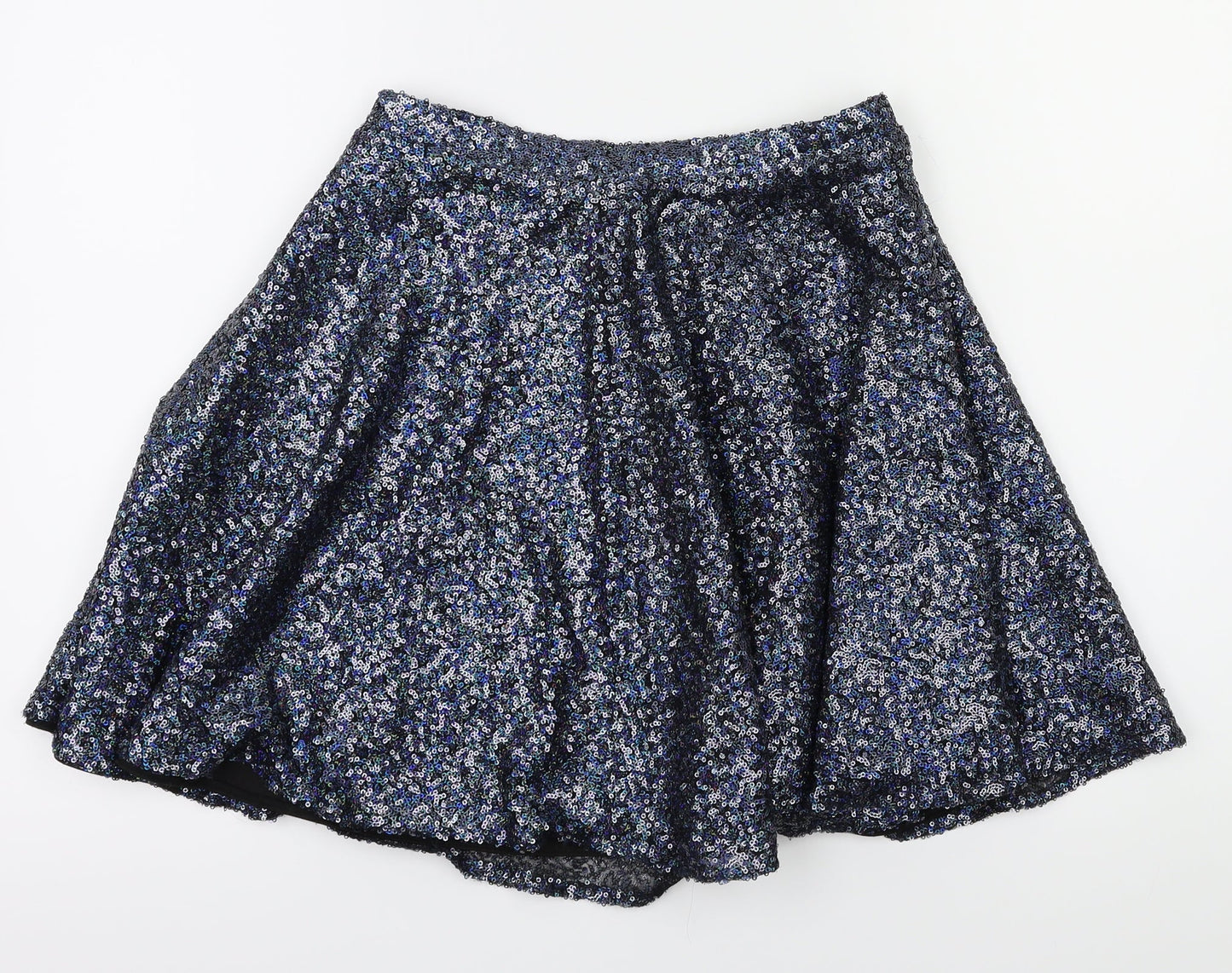 top shop  Womens Blue   Flare Skirt Size 10