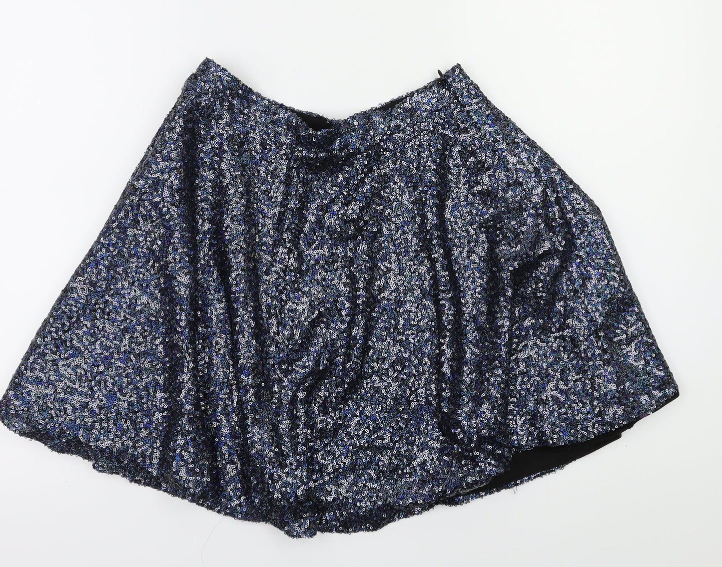 top shop  Womens Blue   Flare Skirt Size 10