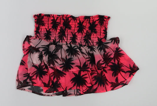 H&M Girls Pink Flecked  Flare Skirt Size 9 Years