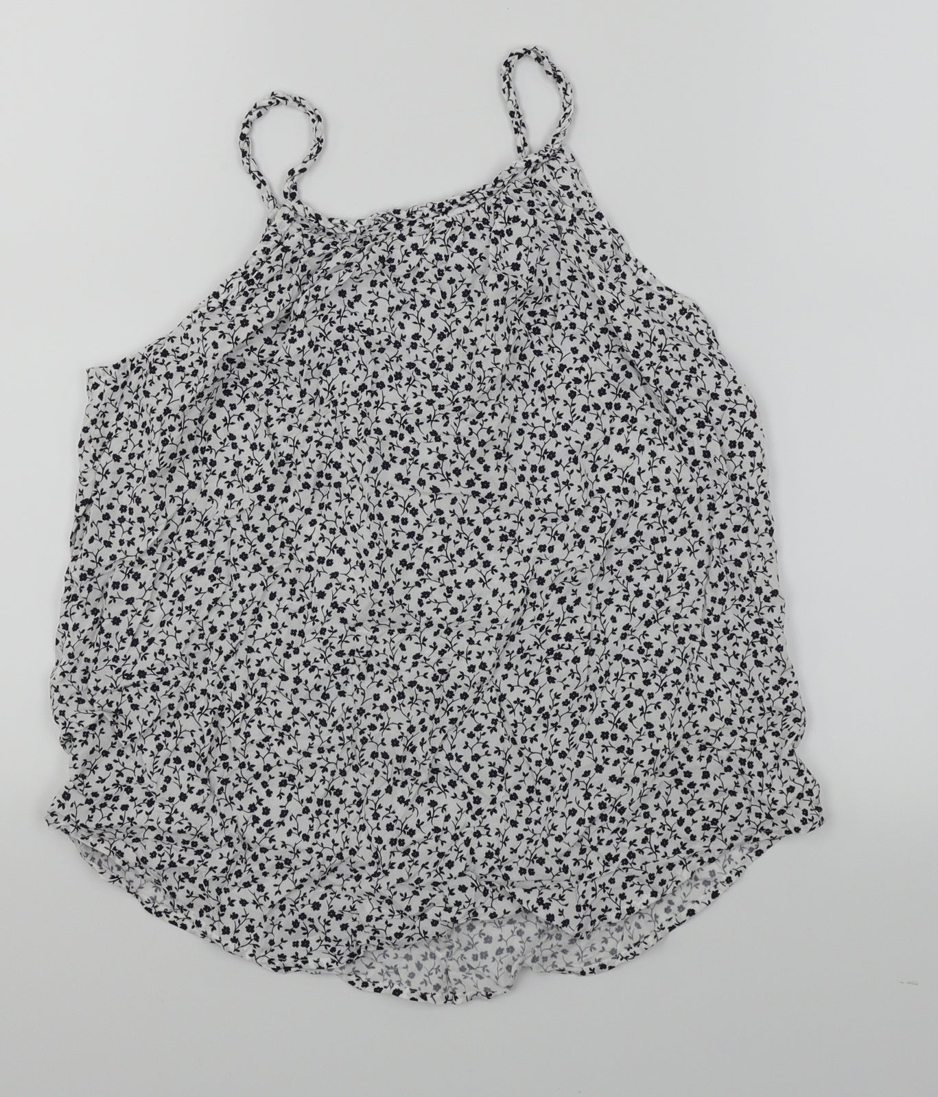 Gap Womens White Floral  Camisole T-Shirt Size XS