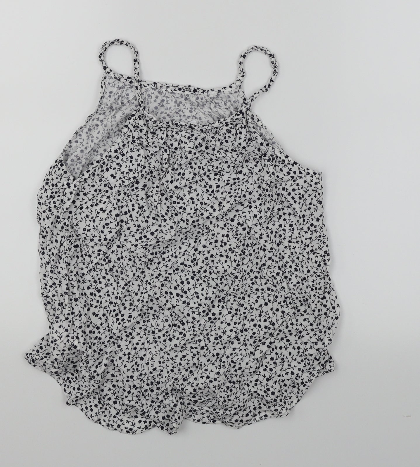 Gap Womens White Floral  Camisole T-Shirt Size XS