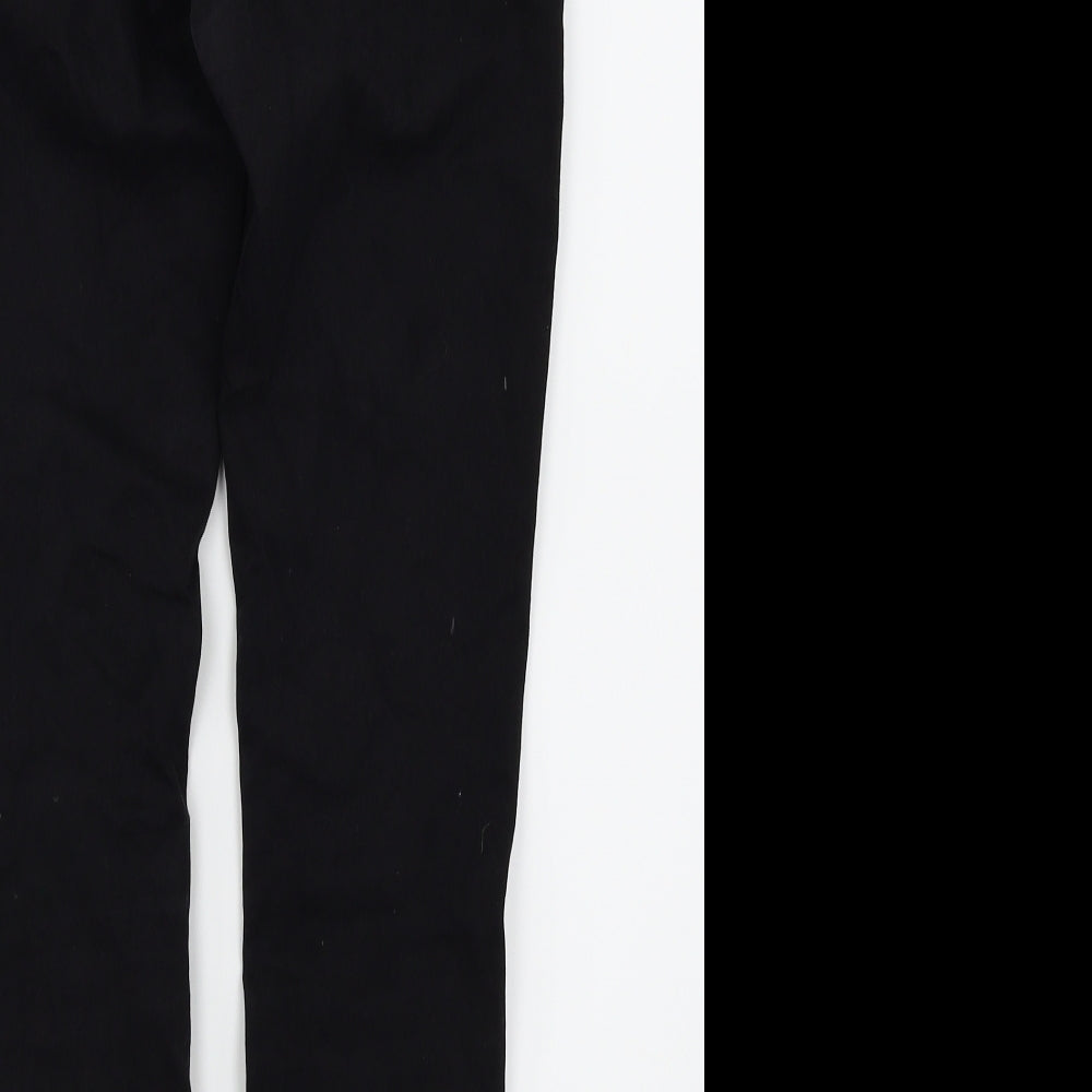 Denim Co Womens Black  Denim Skinny Jeans Size 12 L25 in - Ripped Knees