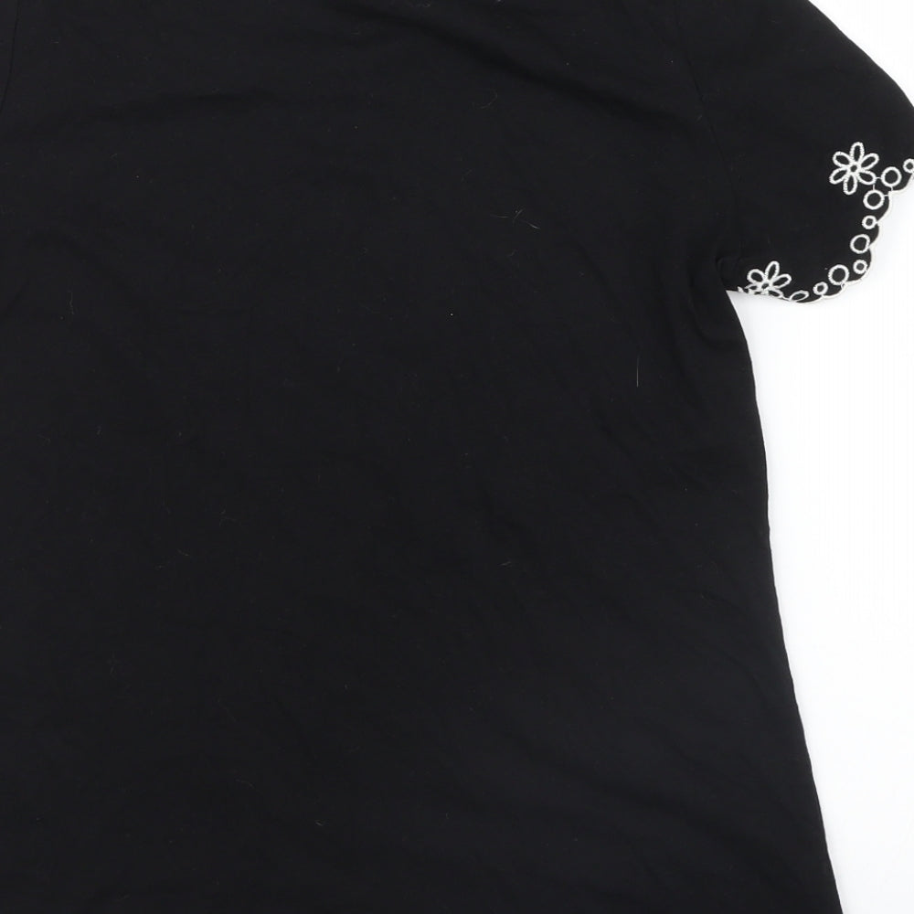 Dorothy Perkins Womens Black   Basic T-Shirt Size 6