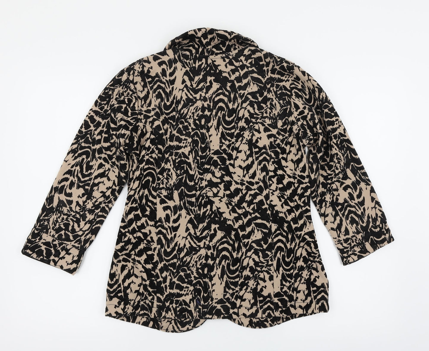 Signage Womens Multicoloured Animal Print  Jacket Blazer Size 10