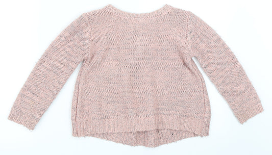 Primark Girls Pink   Pullover Jumper Size 7-8 Years