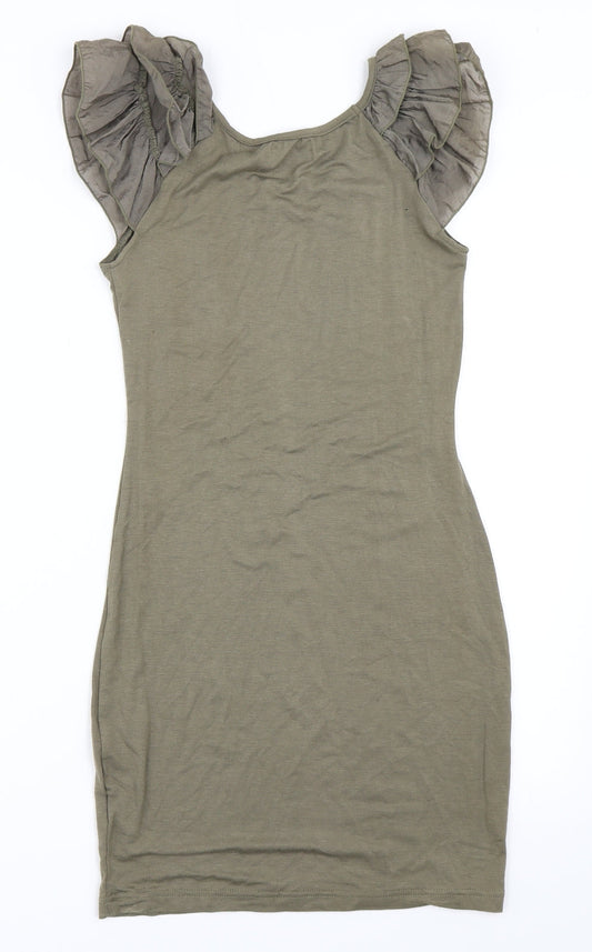 Purple Womens Green   Bodycon  Size S