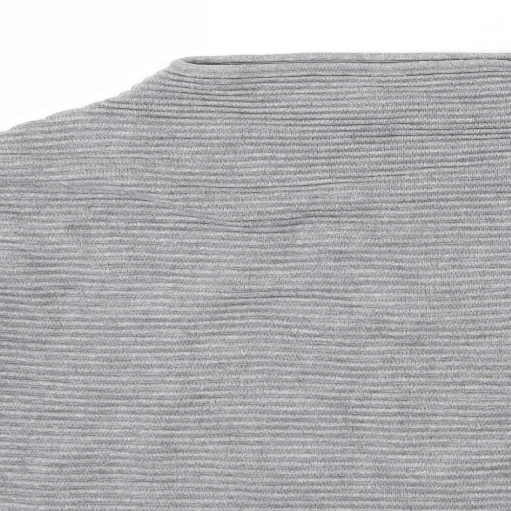 H&M Womens Grey  Knit Pullover Jumper Size M
