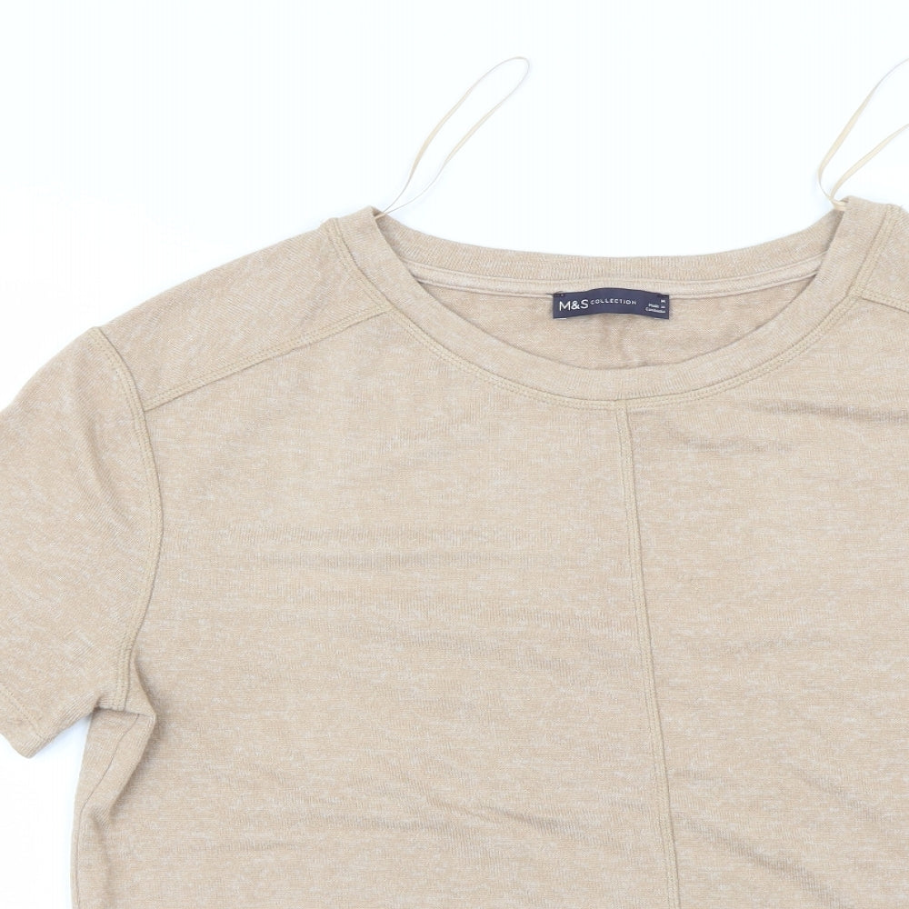 Marks and Spencer Womens Beige   Pullover Jumper Size M