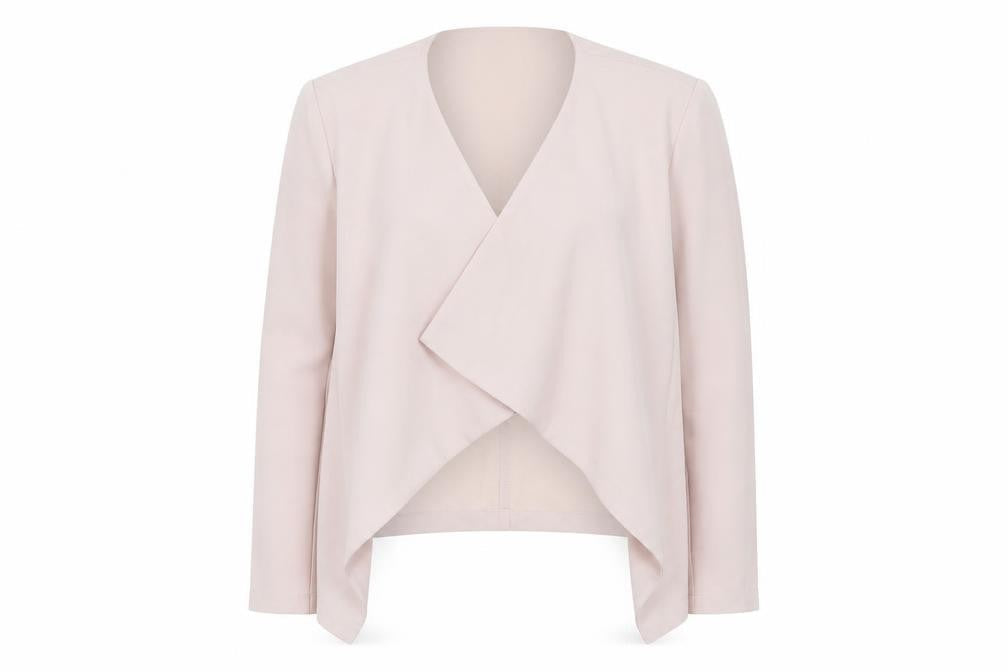 Front view of Wallis women’s pink jacket blazer, size UK 8