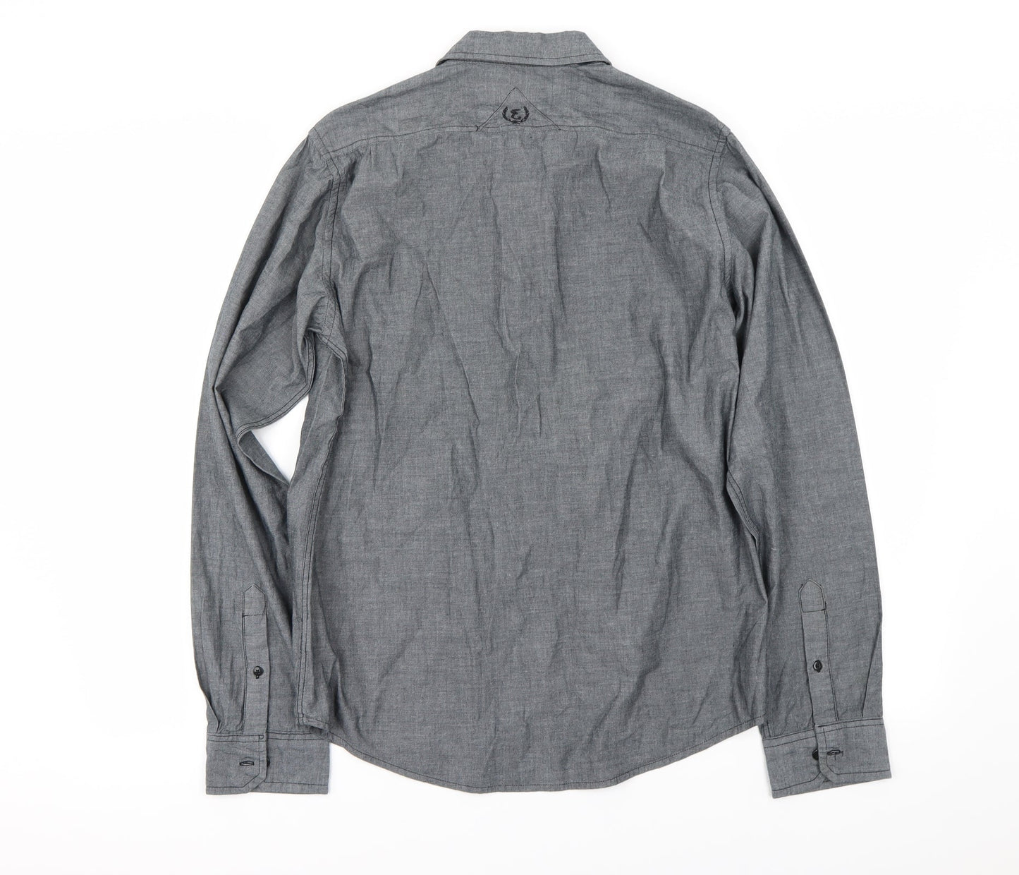 Preworn Mens Grey    Button-Up Size S