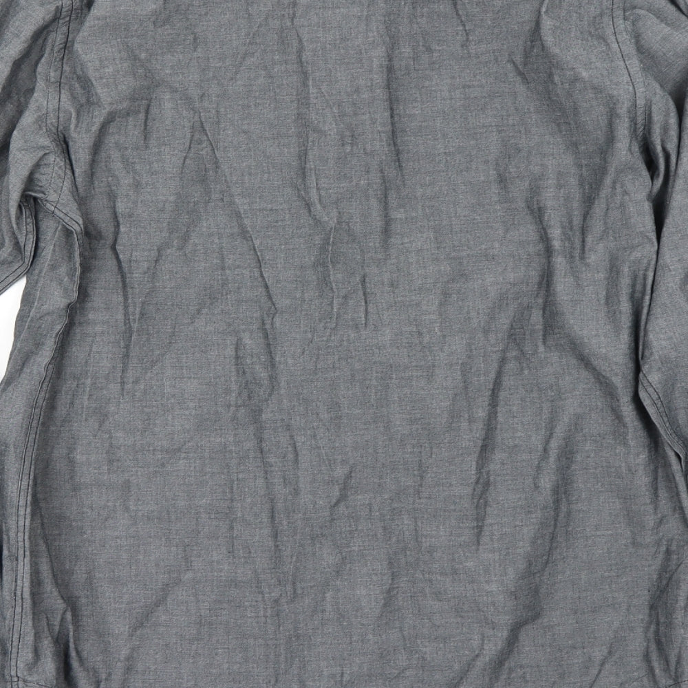 Preworn Mens Grey    Button-Up Size S