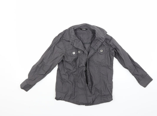 George Boys Brown   Basic Coat Coat Size 5-6 Years