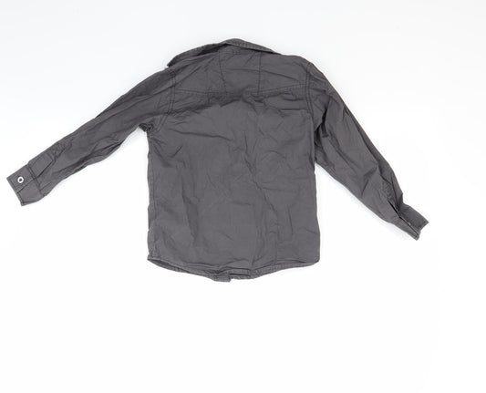 George Boys Brown   Basic Coat Coat Size 5-6 Years