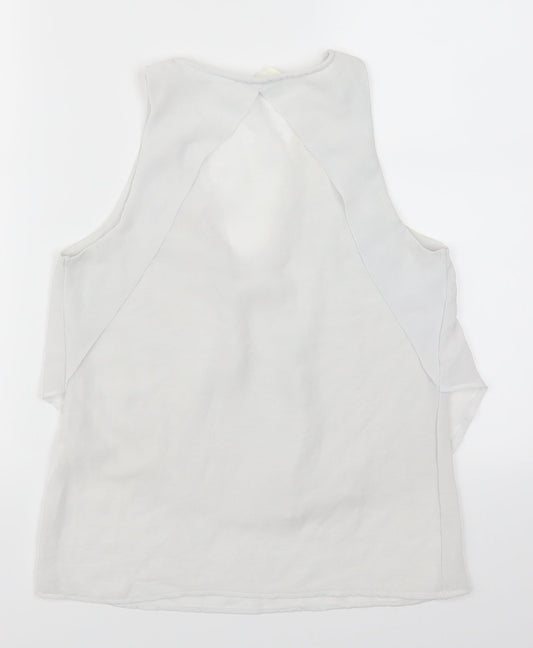 Zara Womens White   Basic Tank Size S