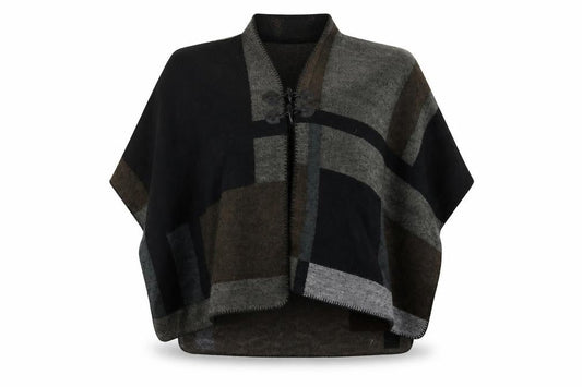 Steve Madden Womens Brown Geometric  Cardigan Jumper One Size