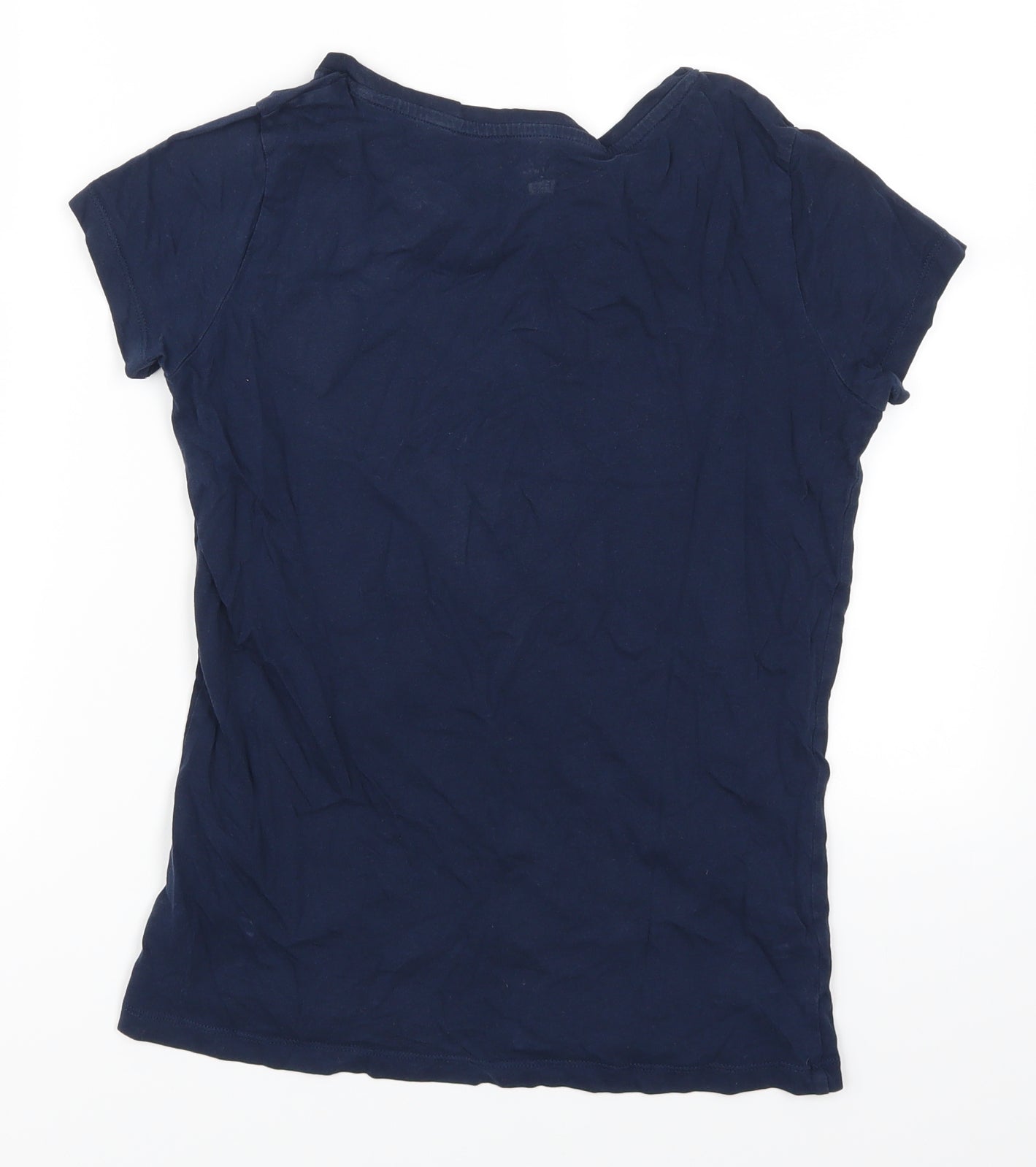 F&F Womens Blue Solid  Top Pyjama Top Size 6