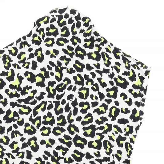 NEXT Womens Multicoloured Animal Print  Basic Blouse Size 14