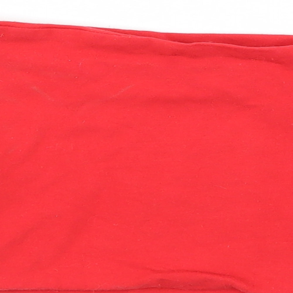 Topshop Womens Red  Jersey Basic Tank Size 6