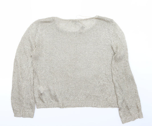 Limited Edition Womens Gold   Pullover Jumper Size 18