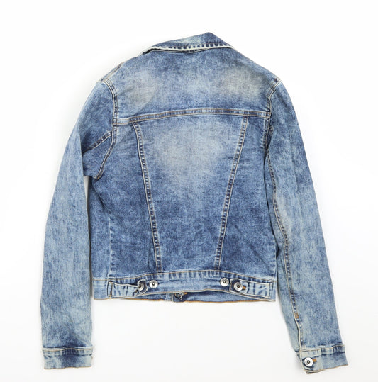 fls girl Womens Blue   Jacket Coat Size 36