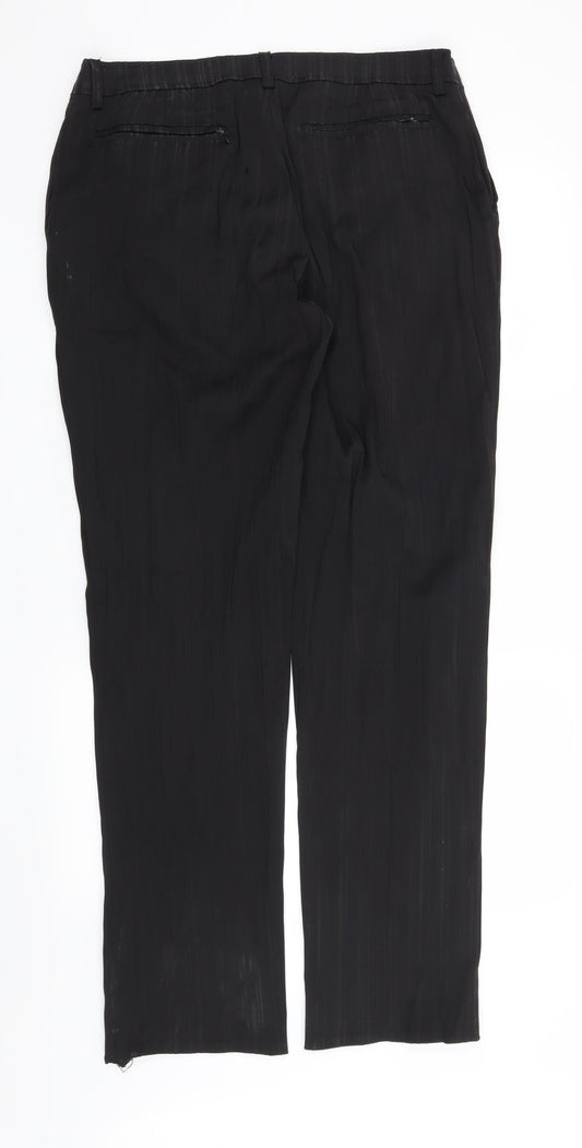 Preworn Womens Black   Trousers  Size 34 in L32 in