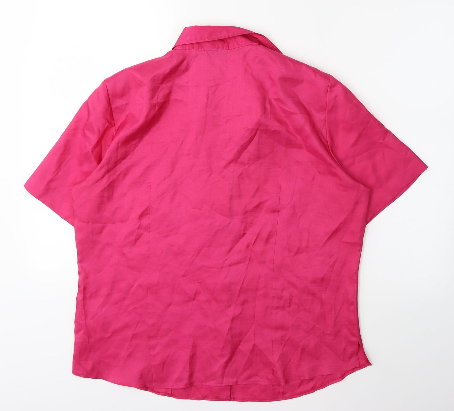 Gerry Weber Womens Pink   Basic Button-Up Size 16