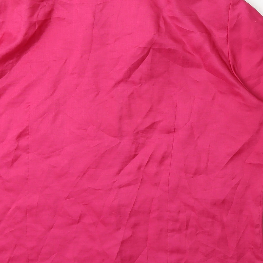 Gerry Weber Womens Pink   Basic Button-Up Size 16